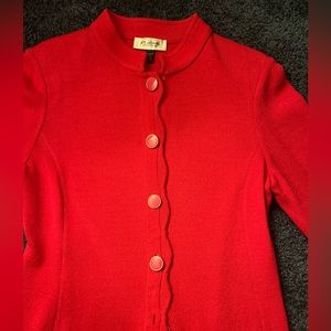 St John Collection jacket, hot pink, size 10.
